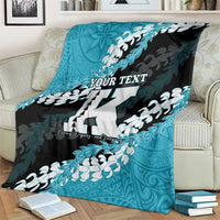 Personalized Kapolei Hawaii High School Blanket Puakenikeni Lei Hawaiian Pattern - Polynesian Pride