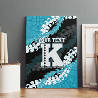 Personalized Kapolei Hawaii High School Canvas Wall Art Puakenikeni Lei Hawaiian Pattern LT14 - Polynesian Pride