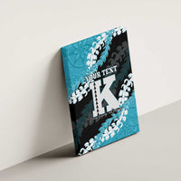 Personalized Kapolei Hawaii High School Canvas Wall Art Puakenikeni Lei Hawaiian Pattern LT14 - Polynesian Pride