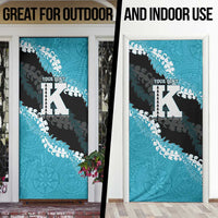 Personalized Kapolei Hawaii High School Door Cover Puakenikeni Lei Hawaiian Pattern LT14 - Polynesian Pride