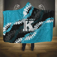Personalized Kapolei Hawaii High School Hooded Blanket Puakenikeni Lei Hawaiian Pattern LT14 - Polynesian Pride
