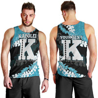 Personalized Kapolei Hawaii High School Men Tank Top Puakenikeni Lei Hawaiian Pattern LT14 - Polynesian Pride