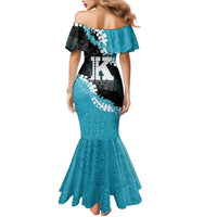 Personalized Kapolei Hawaii High School Mermaid Dress Puakenikeni Lei Hawaiian Pattern - Polynesian Pride