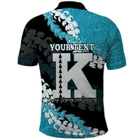 Personalized Kapolei Hawaii High School Polo Shirt Puakenikeni Lei Hawaiian Pattern LT14 - Polynesian Pride