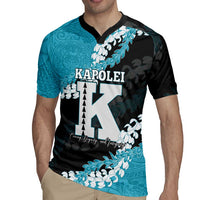Personalized Kapolei Hawaii High School Rugby Jersey Puakenikeni Lei Hawaiian Pattern LT14 - Polynesian Pride