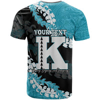 Personalized Kapolei Hawaii High School T Shirt Puakenikeni Lei Hawaiian Pattern LT14 - Polynesian Pride