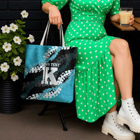 Personalized Kapolei Hawaii High School Tote Bag Puakenikeni Lei Hawaiian Pattern - Polynesian Pride