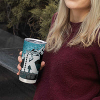 Personalized Kapolei Hawaii High School Tumbler Cup Puakenikeni Lei Hawaiian Pattern - Polynesian Pride