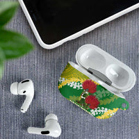 Personalized Leilehua Hawaii High School AirPods Case Puakenikeni Lei Hawaiian Pattern LT14 - Polynesian Pride