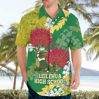 Personalized Leilehua Hawaii High School Hawaiian Shirt Puakenikeni Lei Hawaiian Pattern LT14 - Polynesian Pride