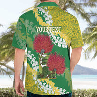 Personalized Leilehua Hawaii High School Hawaiian Shirt Puakenikeni Lei Hawaiian Pattern LT14 - Polynesian Pride