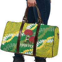 Personalized Leilehua Hawaii High School Travel Bag Puakenikeni Lei Hawaiian Pattern LT14 - Polynesian Pride