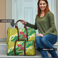 Personalized Leilehua Hawaii High School Travel Bag Puakenikeni Lei Hawaiian Pattern LT14 - Polynesian Pride