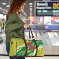 Personalized Leilehua Hawaii High School Travel Bag Puakenikeni Lei Hawaiian Pattern LT14 - Polynesian Pride