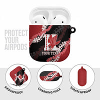 Personalized Kalani Hawaii High School AirPods Case Puakenikeni Lei Hawaiian Pattern LT14 - Polynesian Pride