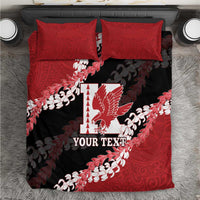 Personalized Kalani Hawaii High School Bedding Set Puakenikeni Lei Hawaiian Pattern - Polynesian Pride