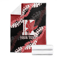 Personalized Kalani Hawaii High School Blanket Puakenikeni Lei Hawaiian Pattern - Polynesian Pride
