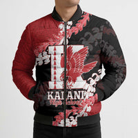 Personalized Kalani Hawaii High School Bomber Puffer Jacket Puakenikeni Lei Hawaiian Pattern LT14 - Polynesian Pride