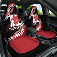 Personalized Kalani Hawaii High School Car Seat Cover Puakenikeni Lei Hawaiian Pattern - Polynesian Pride