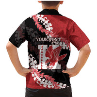 Personalized Kalani Hawaii High School Family Matching Mermaid Dress and Hawaiian Shirt Puakenikeni Lei Hawaiian Pattern - Polynesian Pride