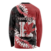 Personalized Kalani Hawaii High School Long Sleeve Shirt Puakenikeni Lei Hawaiian Pattern LT14 - Polynesian Pride