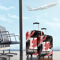 Personalized Kalani Hawaii High School Luggage Cover Puakenikeni Lei Hawaiian Pattern - Polynesian Pride