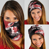 Personalized Kalani Hawaii High School Neck Gaiter Puakenikeni Lei Hawaiian Pattern - Polynesian Pride