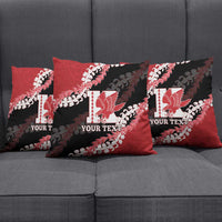 Personalized Kalani Hawaii High School Pillow Cover Puakenikeni Lei Hawaiian Pattern - Polynesian Pride