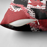 Personalized Kalani Hawaii High School Pillow Cover Puakenikeni Lei Hawaiian Pattern - Polynesian Pride