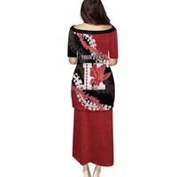 Personalized Kalani Hawaii High School Puletasi Puakenikeni Lei Hawaiian Pattern LT14 - Polynesian Pride