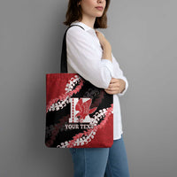 Personalized Kalani Hawaii High School Tote Bag Puakenikeni Lei Hawaiian Pattern - Polynesian Pride