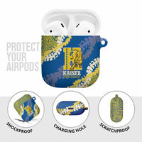 Kaiser Hawaii High School AirPods Case Puakenikeni Lei Hawaiian Pattern LT14 - Polynesian Pride
