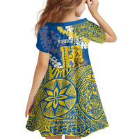 Personalized Kaiser Hawaii High School Family Matching Off The Shoulder Long Sleeve Dress and Hawaiian Shirt Puakenikeni Lei Hawaiian Pattern - Polynesian Pride