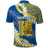 Personalized Kaiser Hawaii High School Polo Shirt Puakenikeni Lei Hawaiian Pattern LT14 - Polynesian Pride
