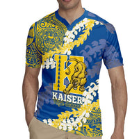 Personalized Kaiser Hawaii High School Rugby Jersey Puakenikeni Lei Hawaiian Pattern LT14 - Polynesian Pride