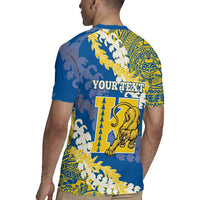 Personalized Kaiser Hawaii High School Rugby Jersey Puakenikeni Lei Hawaiian Pattern LT14 - Polynesian Pride