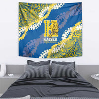 Kaiser Hawaii High School Tapestry Puakenikeni Lei Hawaiian Pattern - Polynesian Pride