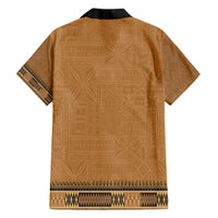 Brown African Dashiki With Fijian Tapa Pattern Hawaiian Shirt LT14 - Polynesian Pride