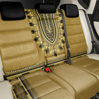 Gold African Dashiki With Fijian Tapa Pattern Back Car Seat Cover LT14