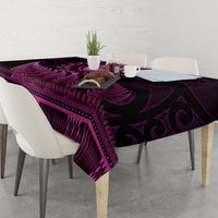 Pink African Dashiki With Aotearoa Maori Tablecloth Paua Shell Mix Silver Fern LT14 - Polynesian Pride