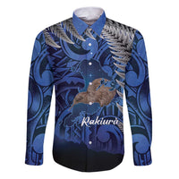 New Zealand Stewart Island Family Matching Puletasi and Hawaiian Shirt Rakiura Kiwi Maori Glowing Sky