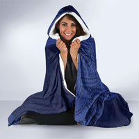 Personalised Guam Liberation Day Hooded Blanket Happy 80th Anniversary Fish Hook Mix Tropical Flowers LT14 - Polynesian Pride