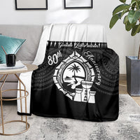 Guam Liberation Day Blanket Biba Guahan Chamorro 80th Anniversary - Black LT14 - Polynesian Pride