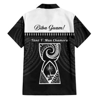Guam Liberation Day Family Matching Long Sleeve Bodycon Dress and Hawaiian Shirt Biba Guahan Chamorro 80th Anniversary - Black