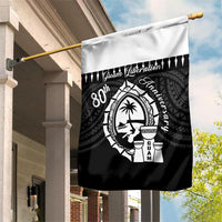Guam Liberation Day Garden Flag Biba Guahan Chamorro 80th Anniversary - Black LT14 House Flag Black - Polynesian Pride
