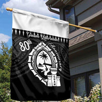 Guam Liberation Day Garden Flag Biba Guahan Chamorro 80th Anniversary - Black LT14 - Polynesian Pride