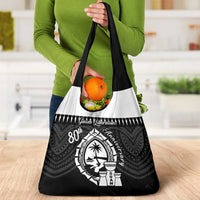 Guam Liberation Day Grocery Bag Biba Guahan Chamorro 80th Anniversary - Black LT14 - Polynesian Pride