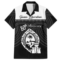 Guam Liberation Day Hawaiian Shirt Biba Guahan Chamorro 80th Anniversary - Black LT14 Black - Polynesian Pride