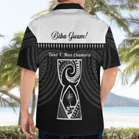 Guam Liberation Day Hawaiian Shirt Biba Guahan Chamorro 80th Anniversary - Black LT14 - Polynesian Pride