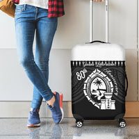 Guam Liberation Day Luggage Cover Biba Guahan Chamorro 80th Anniversary - Black